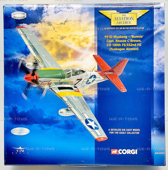 The Aviation Archive P51D Mustang Bunnie Captain Roscoe C Brown Model Corgi