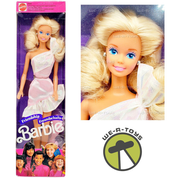 Barbie Friendship Doll Pink Dress 1990 Mattel 5506