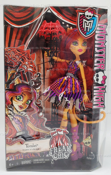 Monster High Freak Du Chic Toralei Doll 2014 Mattel CHY01