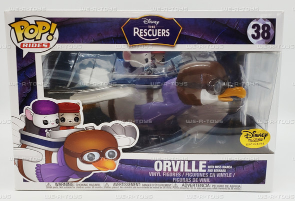 Funko POP! Rides The Rescuers Orville Vinyl Figure Disney 38 NEW