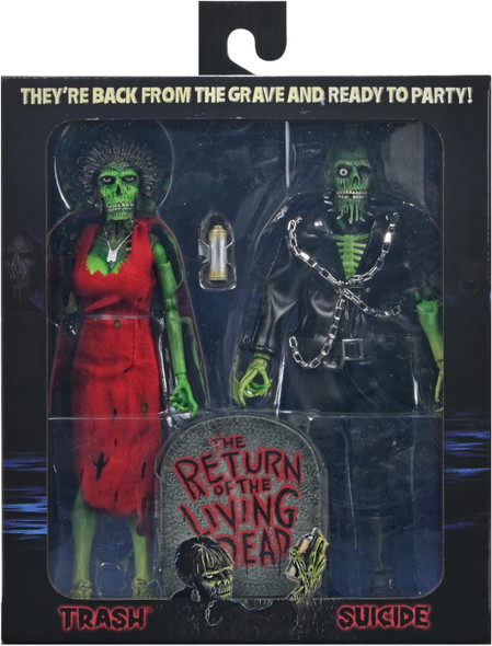 The Return of The Living Dead Zombie Trash & Suicide Action Figure Two-Pack NECA