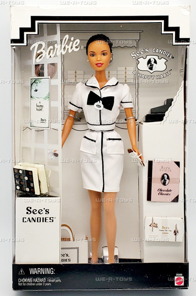 Barbie See's Candies A Happy Habit Doll African American 1999 Mattel 29309