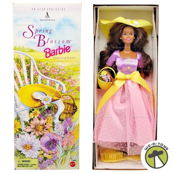 Spring Blossom Barbie African American 1995 Mattel 15202