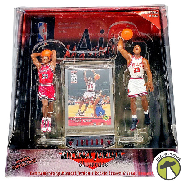 Air Maximum Michael Jordan Showcase Rookie and Final Season 2 Figure Set Mattel