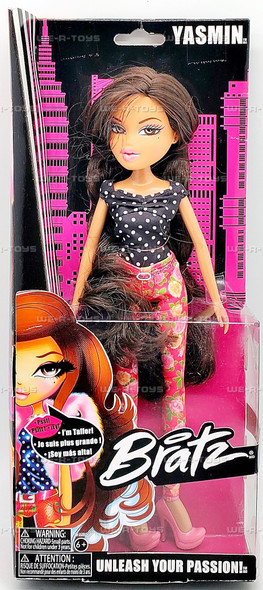 Bratz Yasmin Doll Taller Unleash Your Passion MGA Entertainment 52309