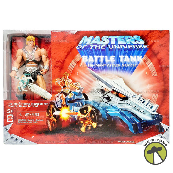Masters of The Universe Battle Tank He-Man Attack Vehicle 2001 Mattel 54922