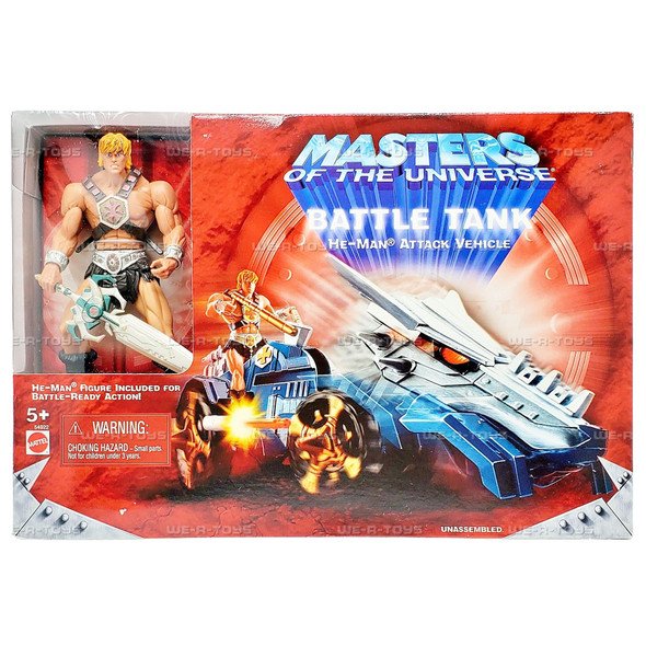 Masters of The Universe Battle Tank He-Man Attack Vehicle 2001 Mattel 54922