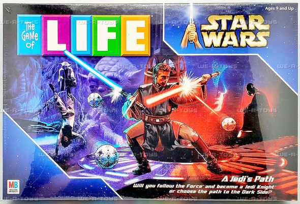 The Game of Life Star Wars A Jedi's Path Board Game 2002 Milton Bradley 41491
