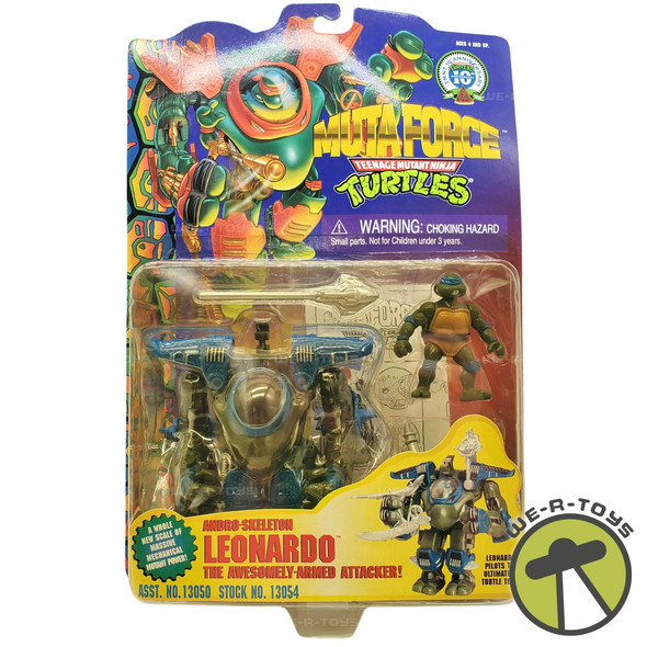 Teenage Mutant Ninja Turtles Muta Force Andro-Skeleton Leonardo Figure 1996 NEW