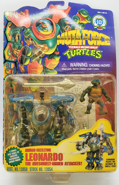 Teenage Mutant Ninja Turtles Muta Force Andro-Skeleton Leonardo Figure 1996 NEW