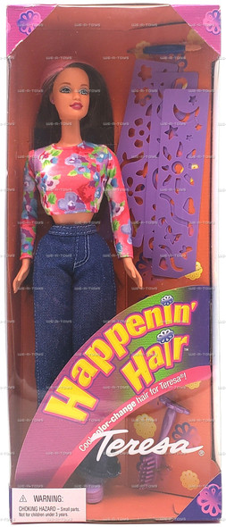 Barbie Happenin' Hair Teresa Friend of Barbie Doll 2000 Mattel #29074