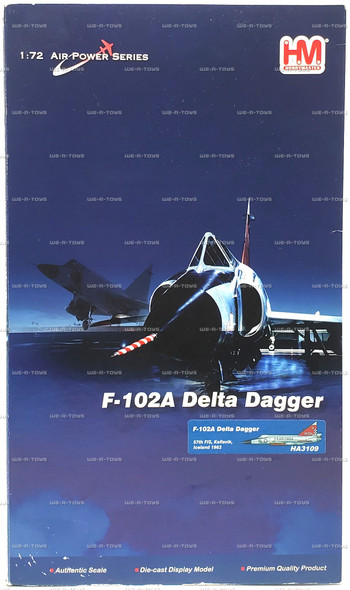 Hobby Master 1:72 Air Power Series F-102A Delta Dagger 2010 Vehicle #HA3109