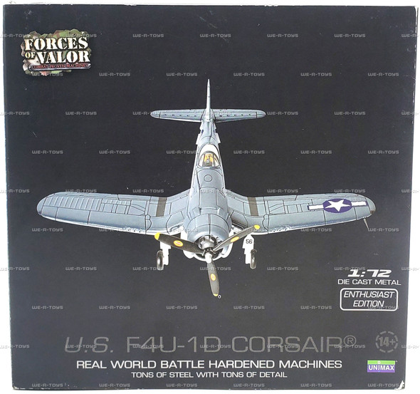 Forces of Valor U.S. F4U-1D Corsair 1:72 Scale Vehicle 2012 Unimax #85076