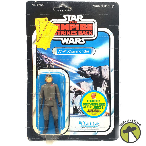 Star Wars TESB AT-AT Commander Figure 48 Back with Admiral Ackbar Offer 1982