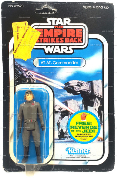 Star Wars TESB AT-AT Commander Figure 48 Back with Admiral Ackbar Offer 1982