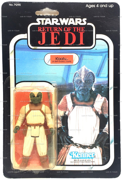 Star Wars Return of the Jedi Klaatu Skiff Guard 77 Back 1983 Kenner #71290