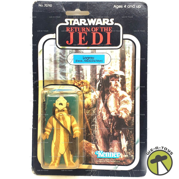 Star Wars Return of the Jedi Logray Action Figure 77 Back 1983 Kenner #70710