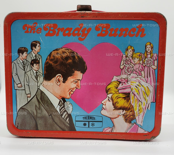 Brady Bunch Lunchbox Thermos Set King-Seeley 1970 Paramount