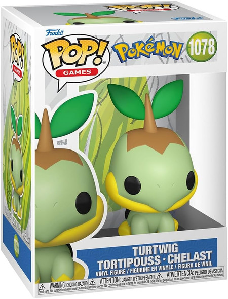 Funko Pop Games 1078 Pokémon Turtwig Vinyl Figure 2025