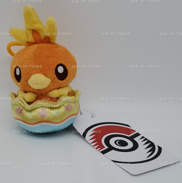 Pokémon Sitting Cuties Spring Torchic 4" Plush Doll 2020 Nintendo 701-09368
