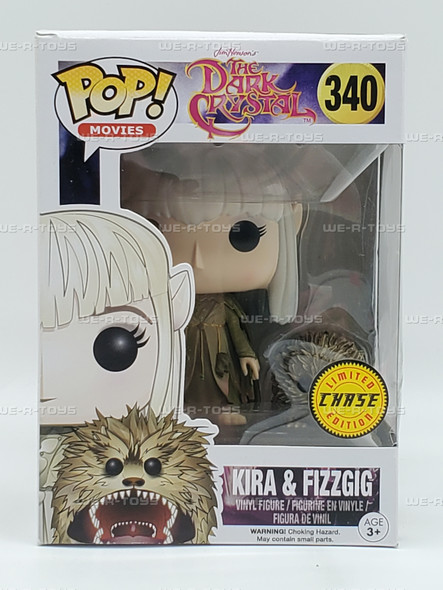 Funko Pop! Movies The Dark Crystal Kira and Fizzgig Figure Limited Chase 340 NEW