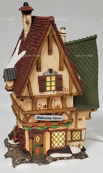 Department 56 The Melancholy Tavern Lighted House Dicken's Village Series 58347