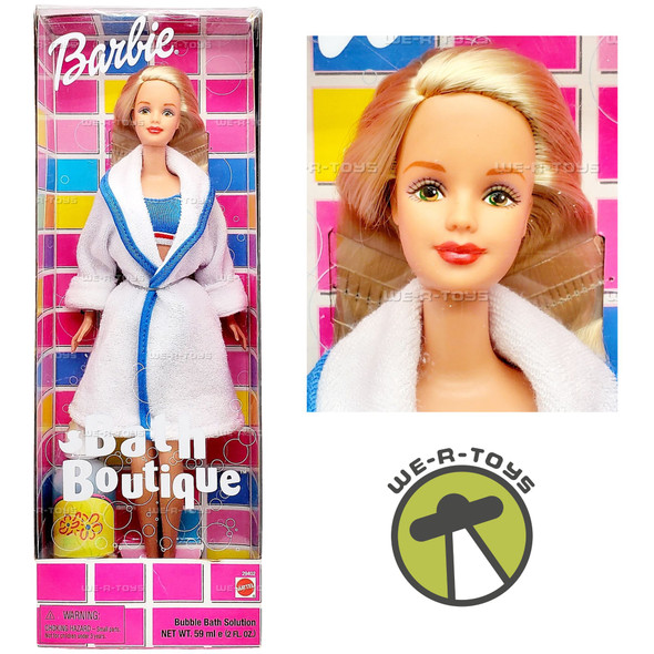 Barbie Bath Boutique Doll with Bubble Bath Solution 1998 Mattel 29402