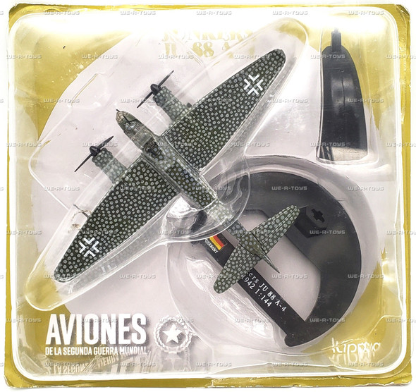 Aviones De La Segunda Guerra Mundial 1:144 Junkers JU 88 A-4 2022 Vehicle 812218