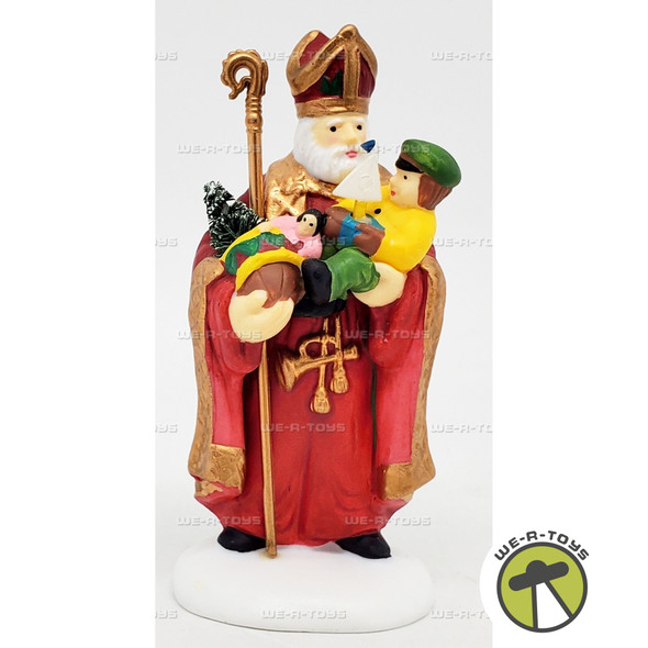 Department 56 Alpine Village Series St Nicholas Ceramic Figure 1998 New 56203