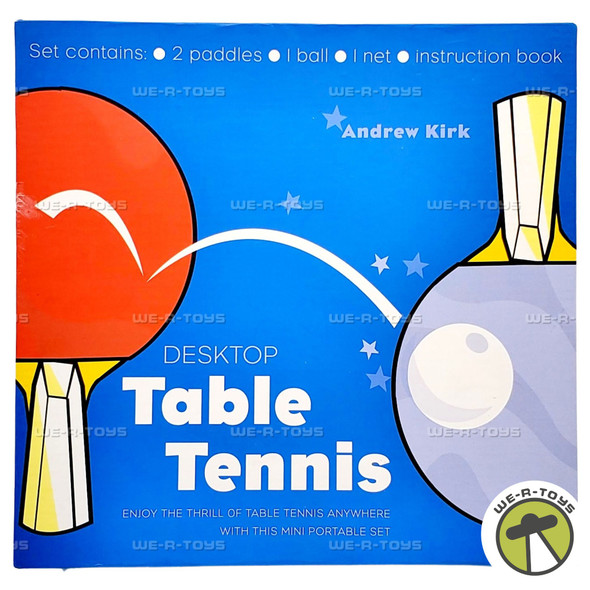 Desktop Table Tennis Mini Portable Set by Metro Books