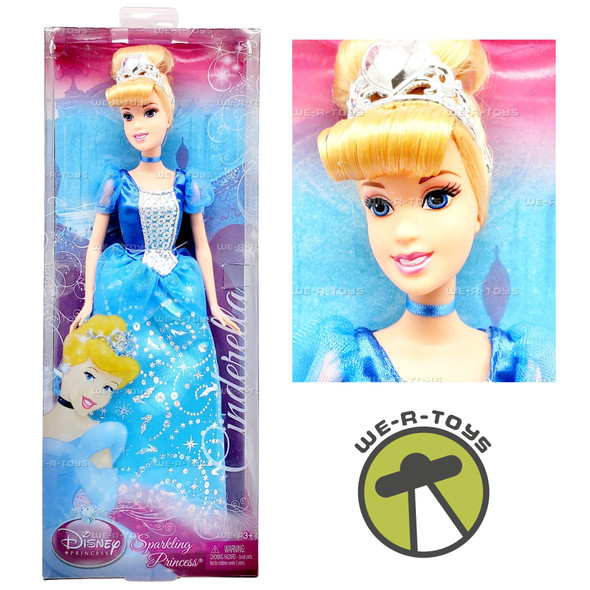 Disney Sparkling Princess Cinderella Doll 2009 Mattel R4840