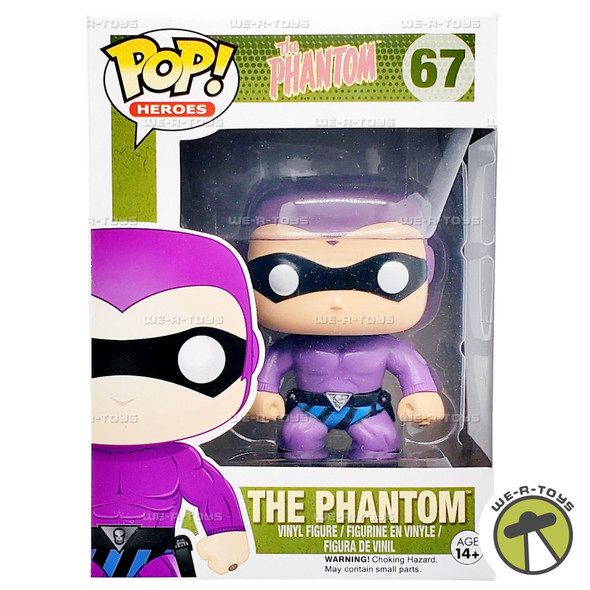 Funko POP Heroes The Phantom Purple and Black Suit 67 Vinyl Figure
