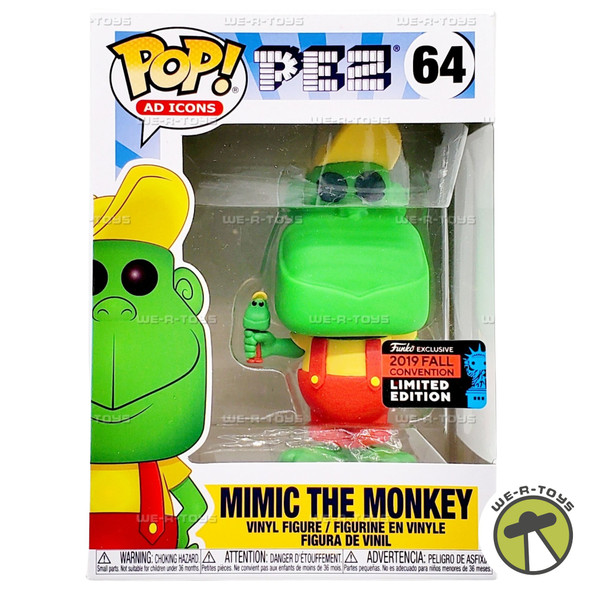 Funko POP Ad Icons PEZ Mimic the Monkey 64 Vinyl Figure