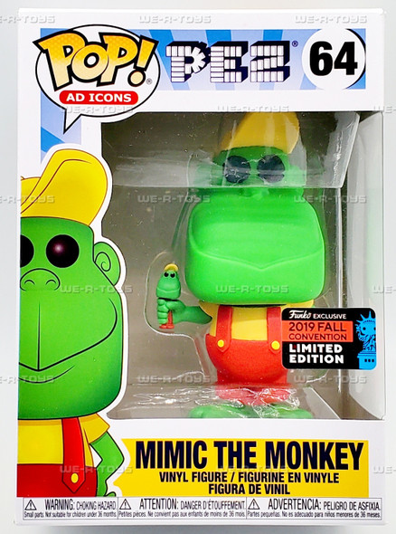 Funko POP Ad Icons PEZ Mimic the Monkey 64 Vinyl Figure