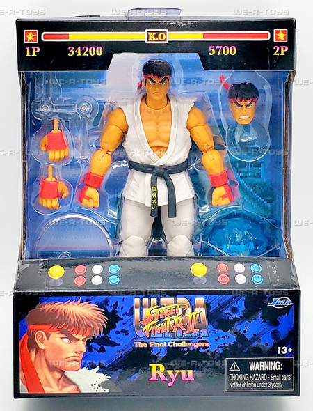 Street Fighter II The Final Challengers Ryu Action Figure 2023 Jada Toys 34215