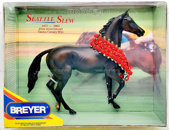 Breyer Seattle Slew 25th Anniversary of the 1977 Triple Crown Horse Figure 474