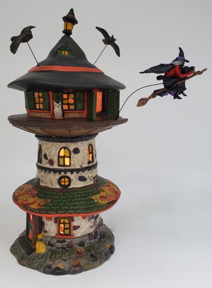 Department 56 Witch Way Home Tower 2016 NEW 4051009