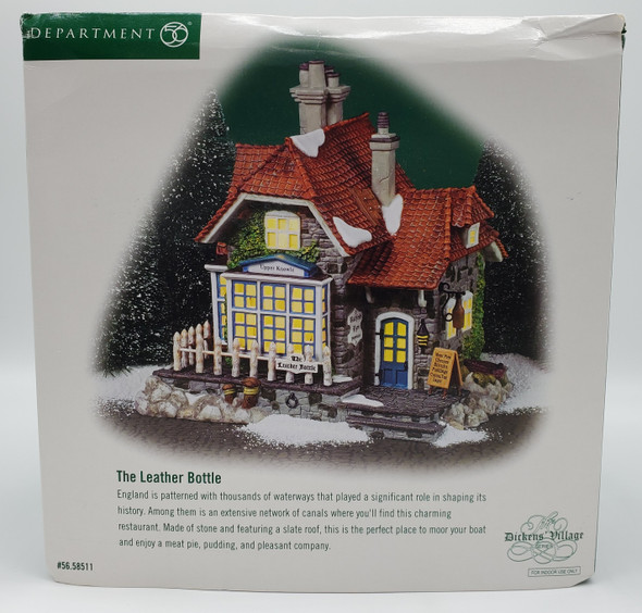 Department 56 The Leather Bottle House Dickens Village 58511 NEW