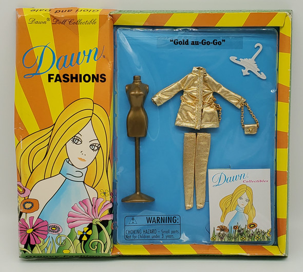 Dawn Fashions Gold an Go-Go Accessory Set 2001 Checkerboard Toys 00101