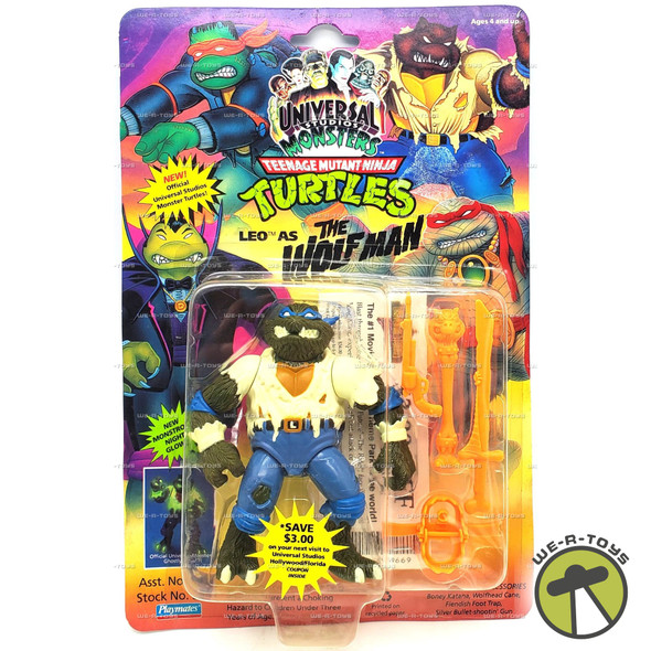 TMNT Monsters Leo as The Wolfman Action Figure 1993 Playmates #5451