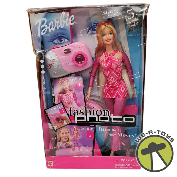 Barbie Fashion Photo Doll 2001 Mattel 55620 New