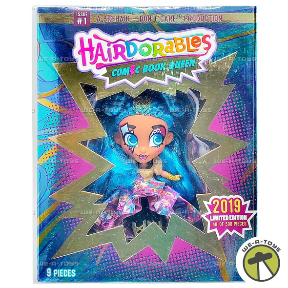 Hairdorables Comic Book Queen Issue 1 A Big Hair Don't Care 2019 Just Play 23806