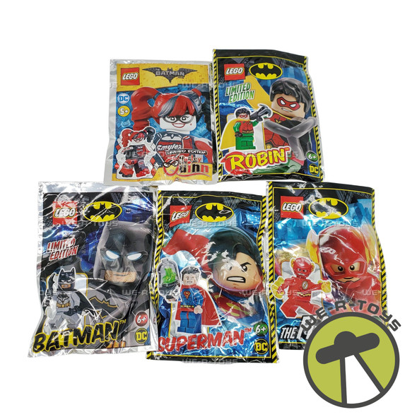LEGO DC Superheroes and Supervillan Buildable Sets Lot of Five 2019 NEW