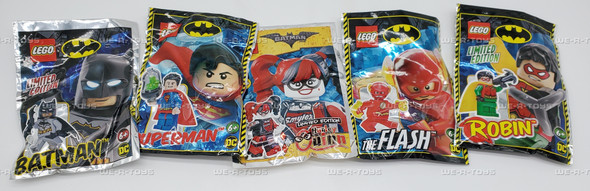 LEGO DC Superheroes and Supervillan Buildable Sets Lot of Five 2019 NEW