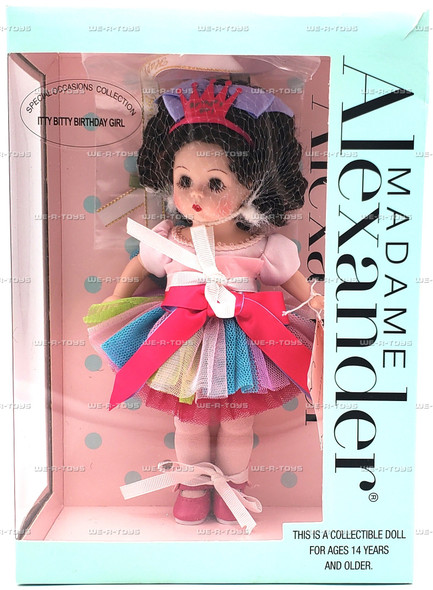 Madame Alexander Itty Bitty Birthday Girl Doll 2008 Alexander Doll Co. #47625
