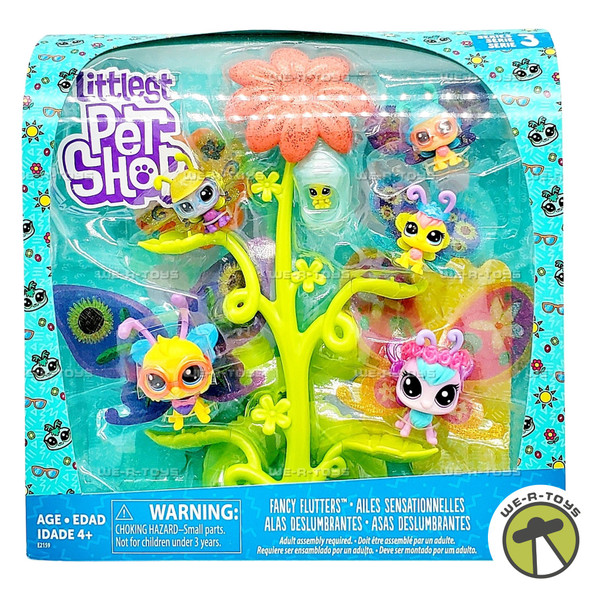 Littlest Pet Shop Series 3 Fancy Flutters Pack 2017 Hasbro E2159