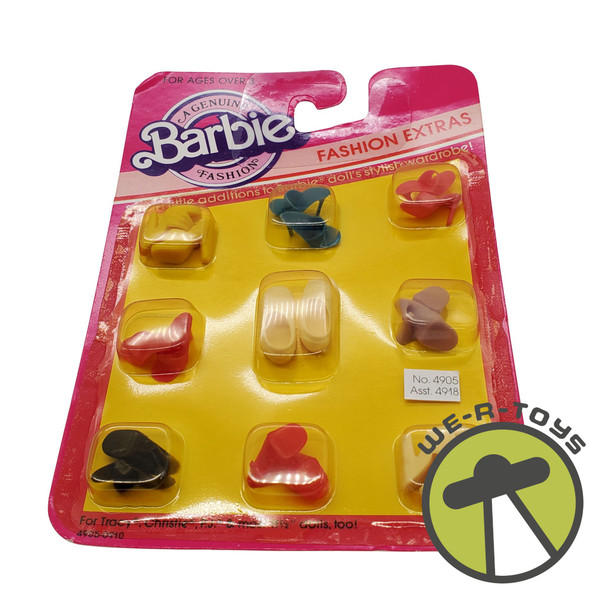 Barbie Fashion Extras Shoes Multipack 1983 Item No. 4918 NEW