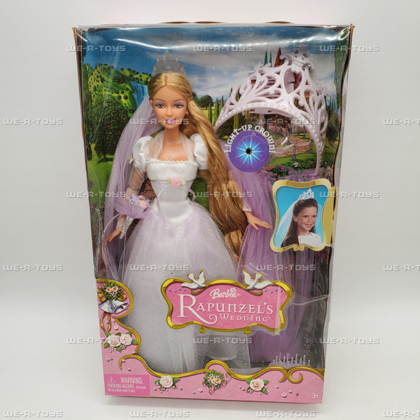 Barbie Rapunzel's Wedding Light Up Doll 2005 Mattel J1014 NEW