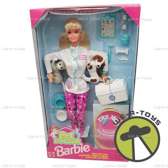 Barbie Pet Doctor Fashion Doll 1996 Mattel 14603 NEW NRFP
