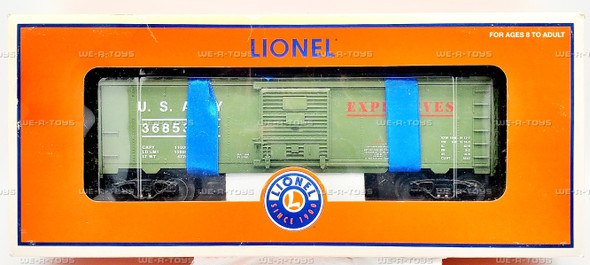 Lionel U.S. Army Exploding Boxcar Model Train Car 36853